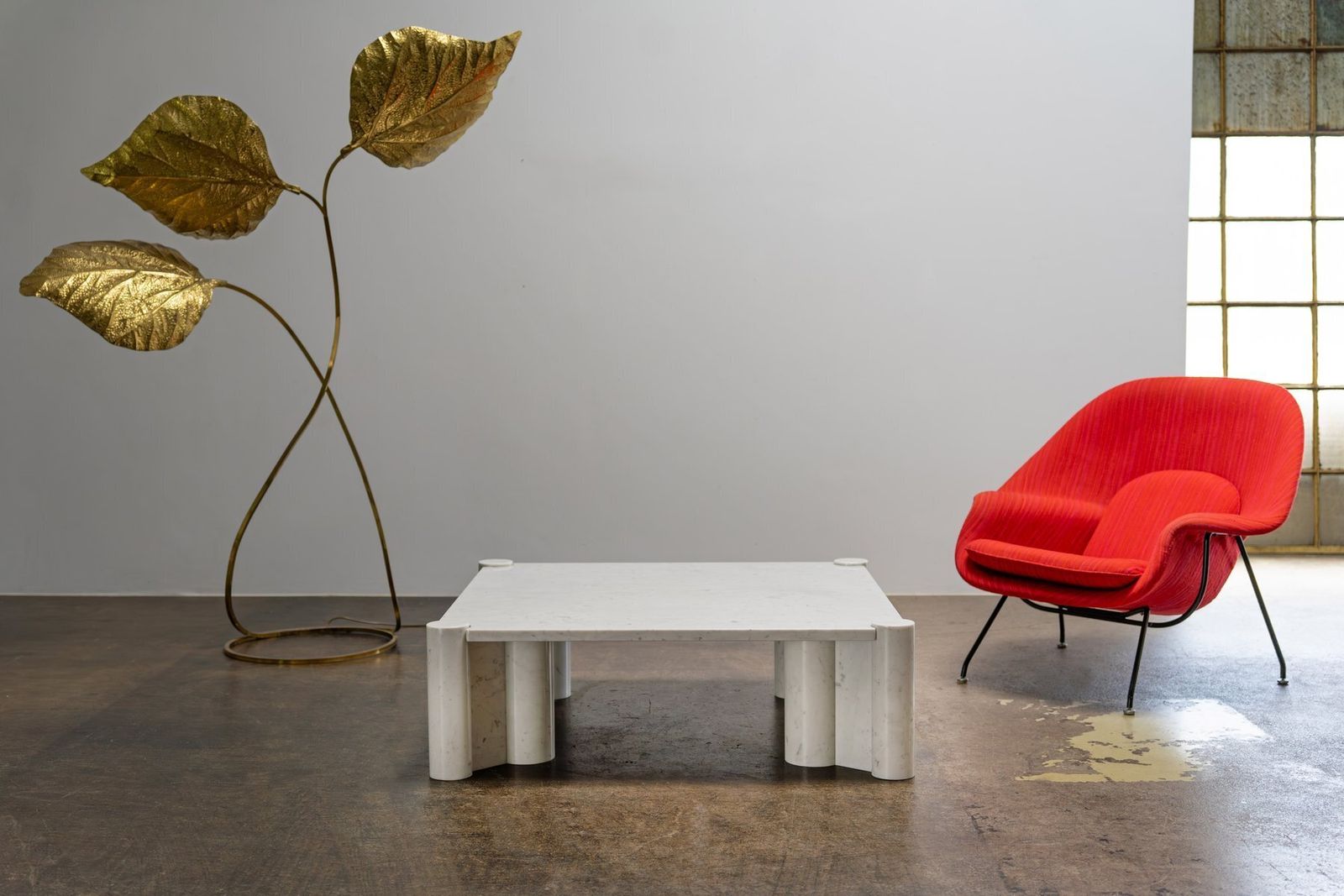 photo for sale Jumbo Coffee Table In Marble By Gae Aulenti For Knoll Inc. / Knoll International, Italy, 1960s