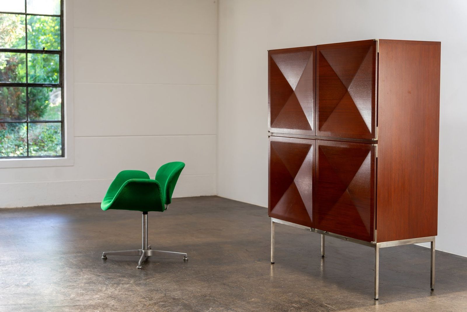 Pointe De Diamant Highboard By Antoine Philippon And Jacqueline Lecoq For Behr, 1962 photo for sale