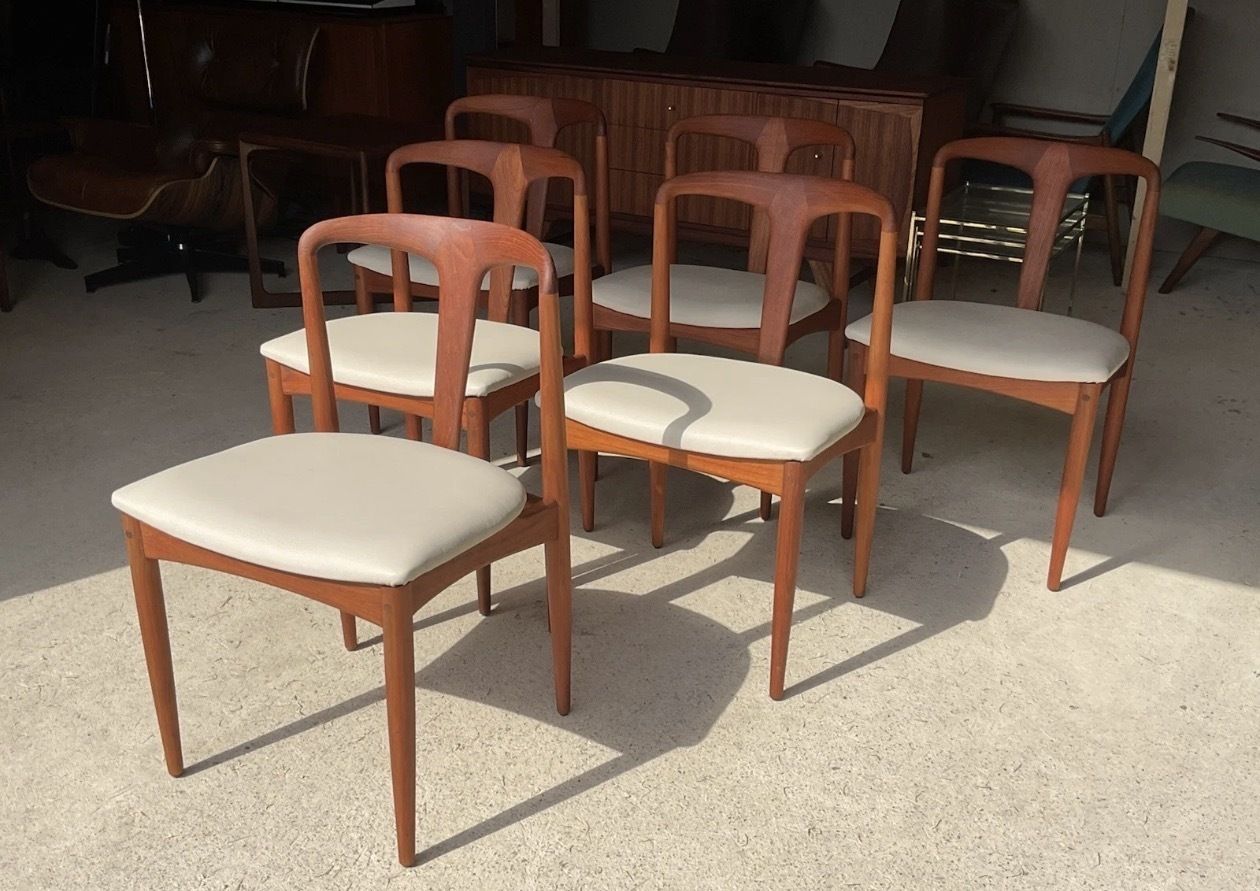 Danish Dining Chairs 'Juliane' By Johannes Andersen For Uldum Møbelfabrik photo furniture