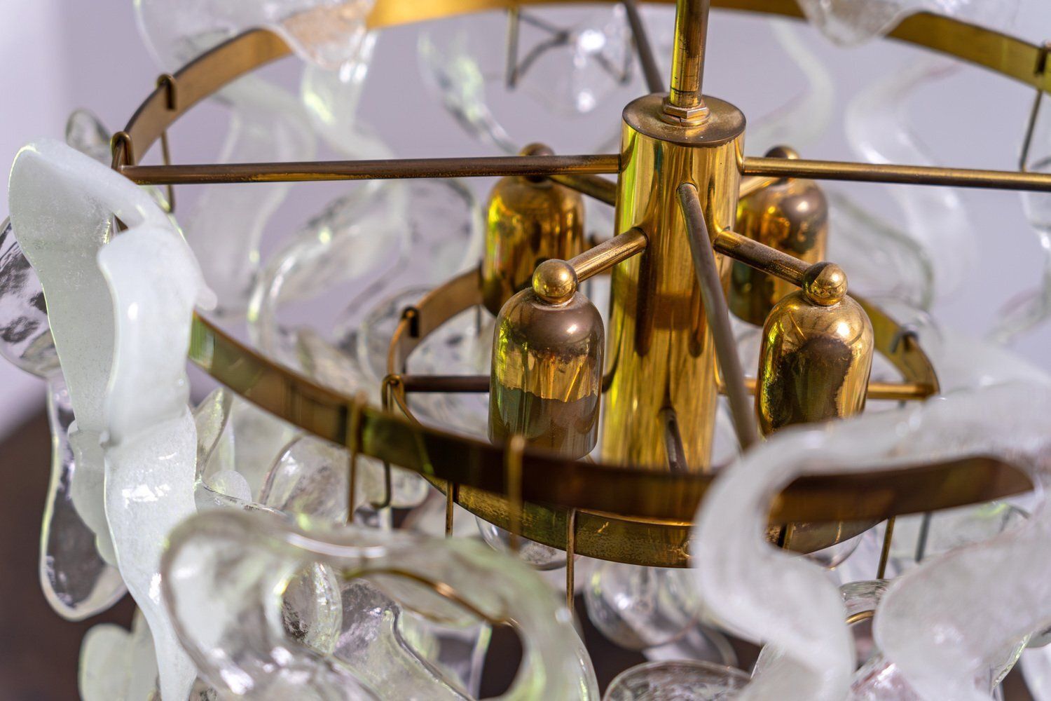 Mid Century Catena Pendant By Carlo Nason For Kalmar Leuchten, 1960s photo Lighting