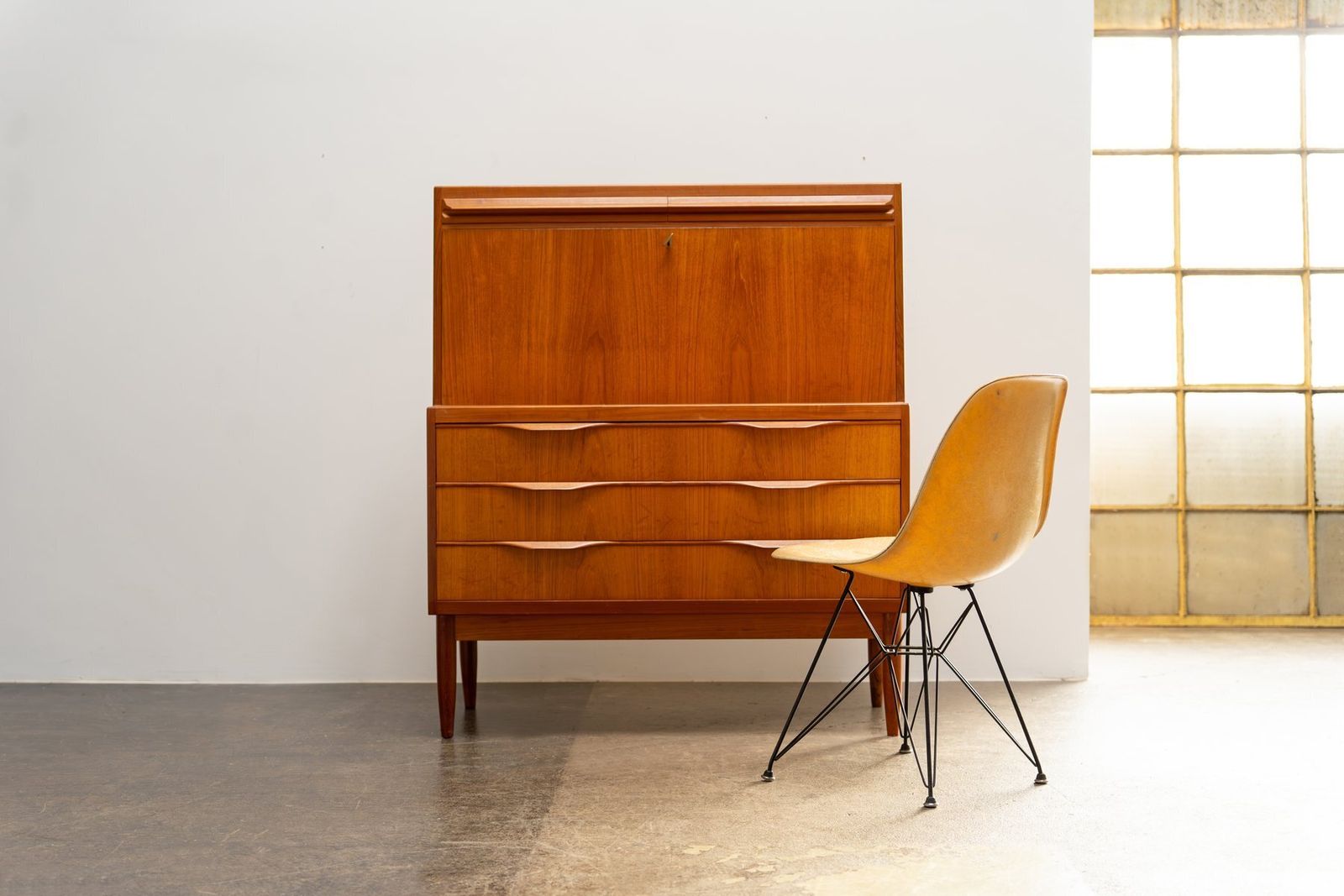 Danish Teak Sekretär By Erling Torvits For Klim Møbelfabrik, 1960s photo furniture
