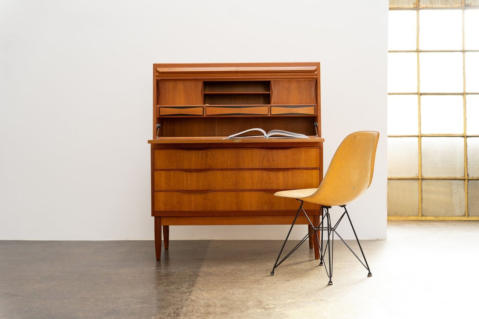 Danish Teak Sekretär By Erling Torvits For Klim Møbelfabrik, 1960s photo for sale