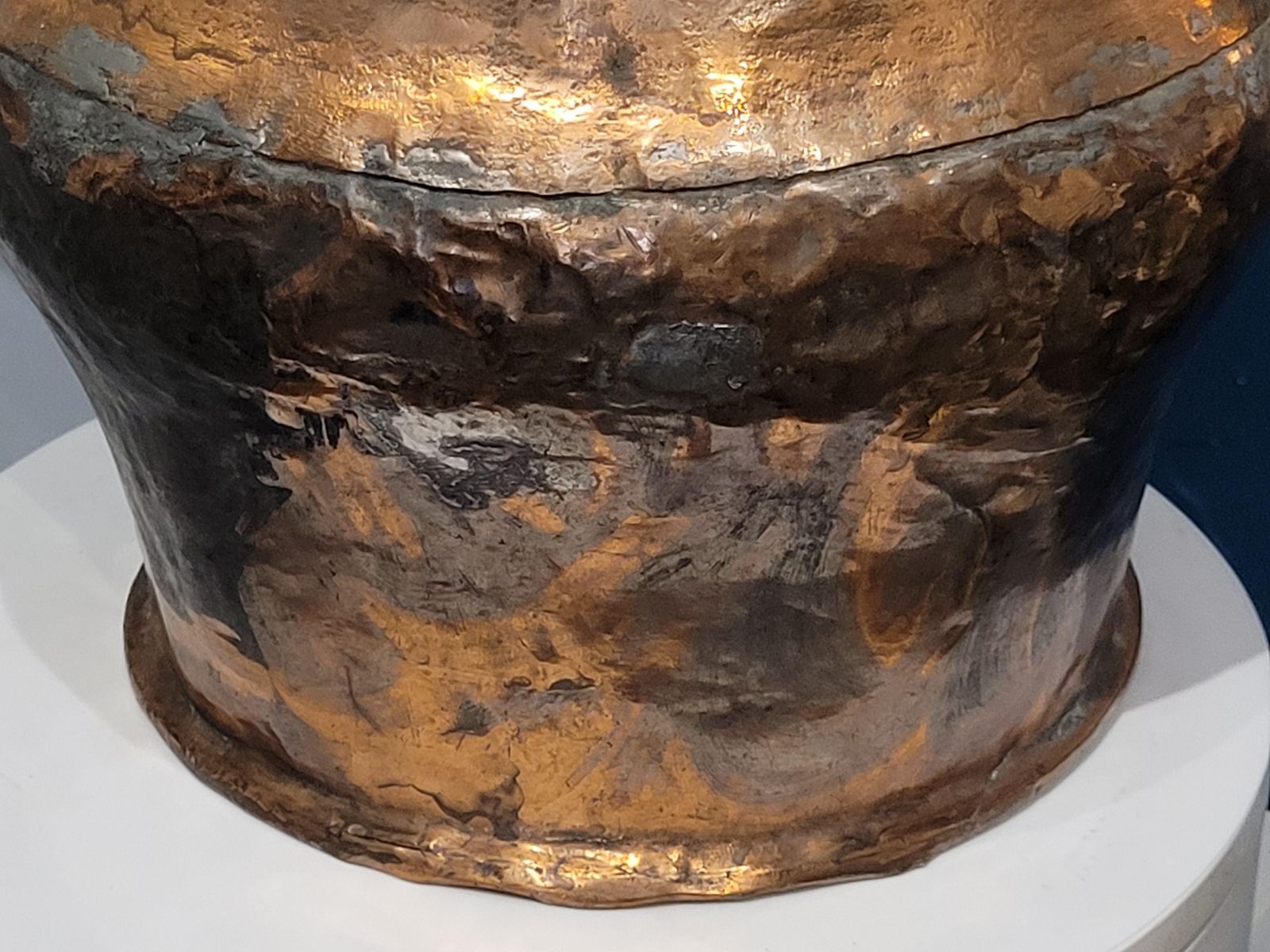 1274.0 Late 18th Century French Copper Watering Can. photo