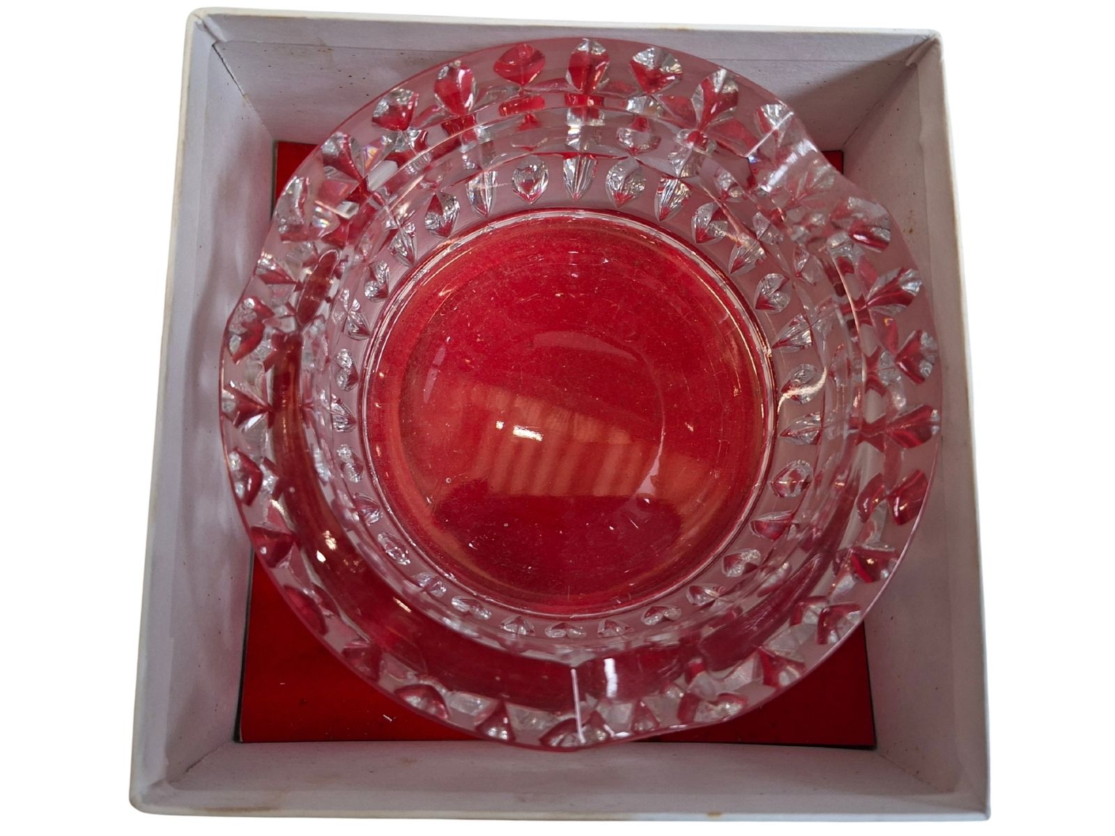 Posacenere Vintage Hoya Crystal Tokyo – Cristallo Di Alta Qualità 1970 photo 258.98