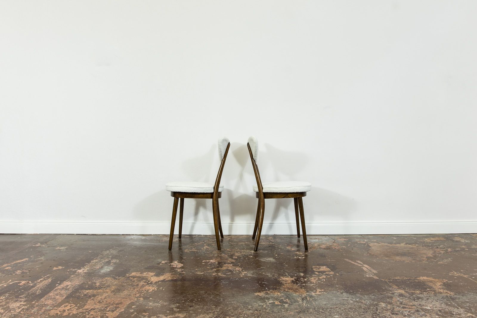 2400.0 Mid Century Modern Dining Chairs No 124 By H & J Kurmanowicz, Poland, 1950’s, Set Of 6 photo