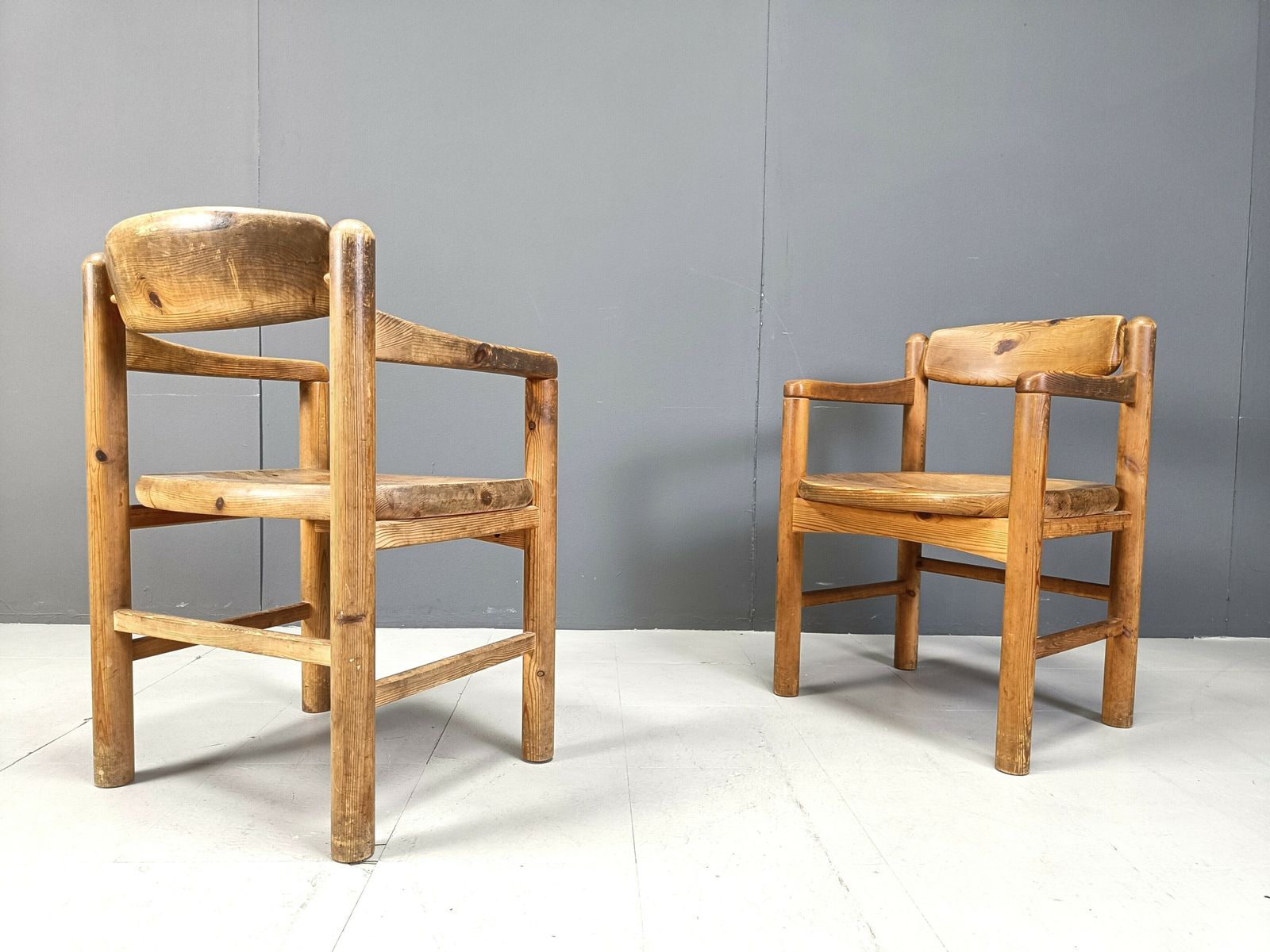 Furniture Rainer Daumiller Pine Wood Dining Chairs For Hirtshals Savvaerk   Set Of 6   1970s photo