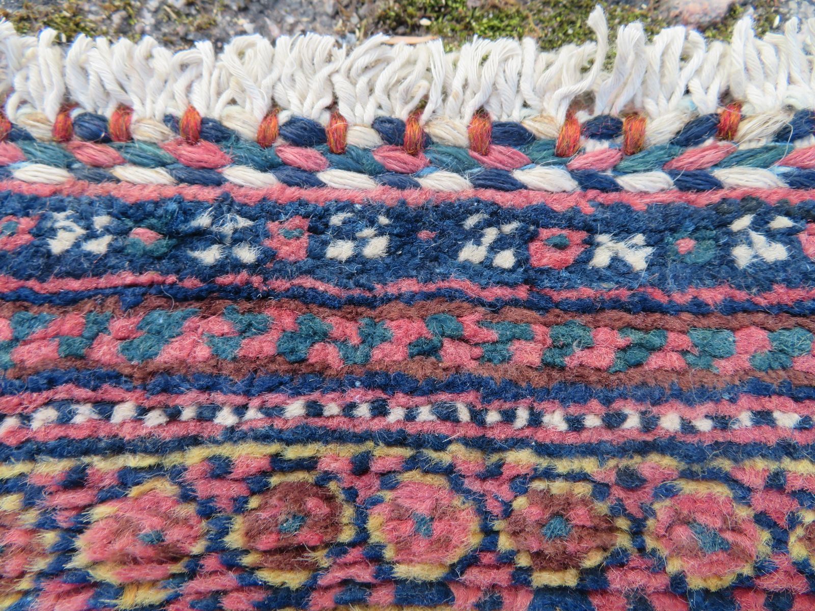 photo for sale Antique Afshari Rug. 196cm X 136cm.