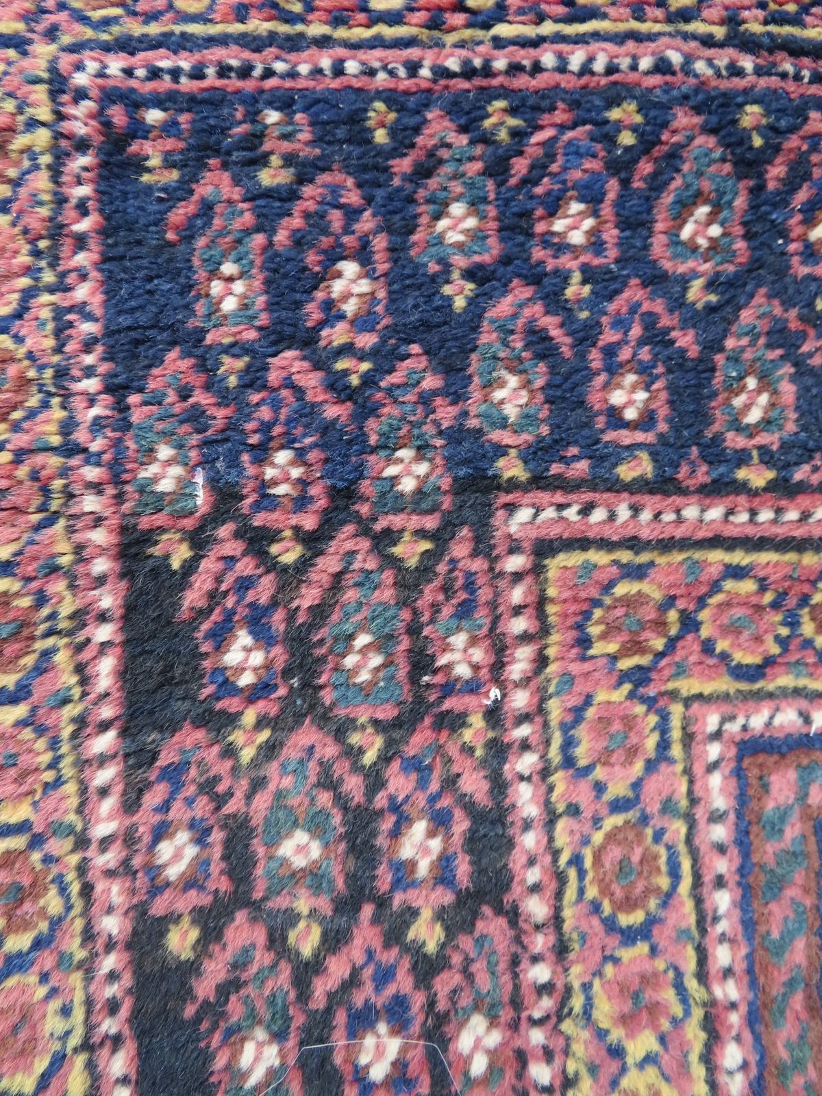 photo vinterior Antique Afshari Rug. 196cm X 136cm.