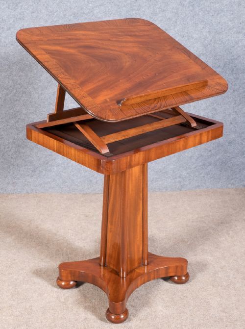 Regency Double Sided Reading Table photo for sale