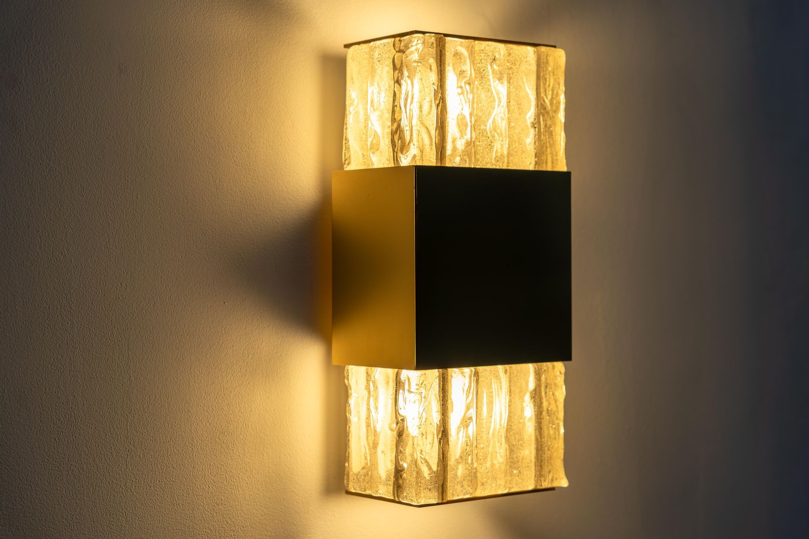 Glass Wall Lights/Wall Sconces By Jean Perzel For Atelier Perzel, France, 1960s photo vinterior