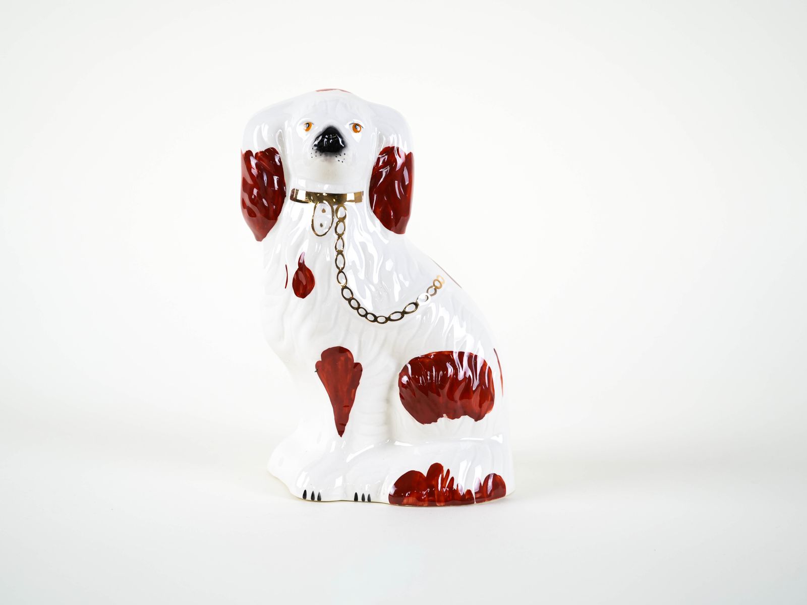 Keramische Hondenbeeldje, Engelse Stijl, Jaren 1960, Productie: Beswick England photo Kunst