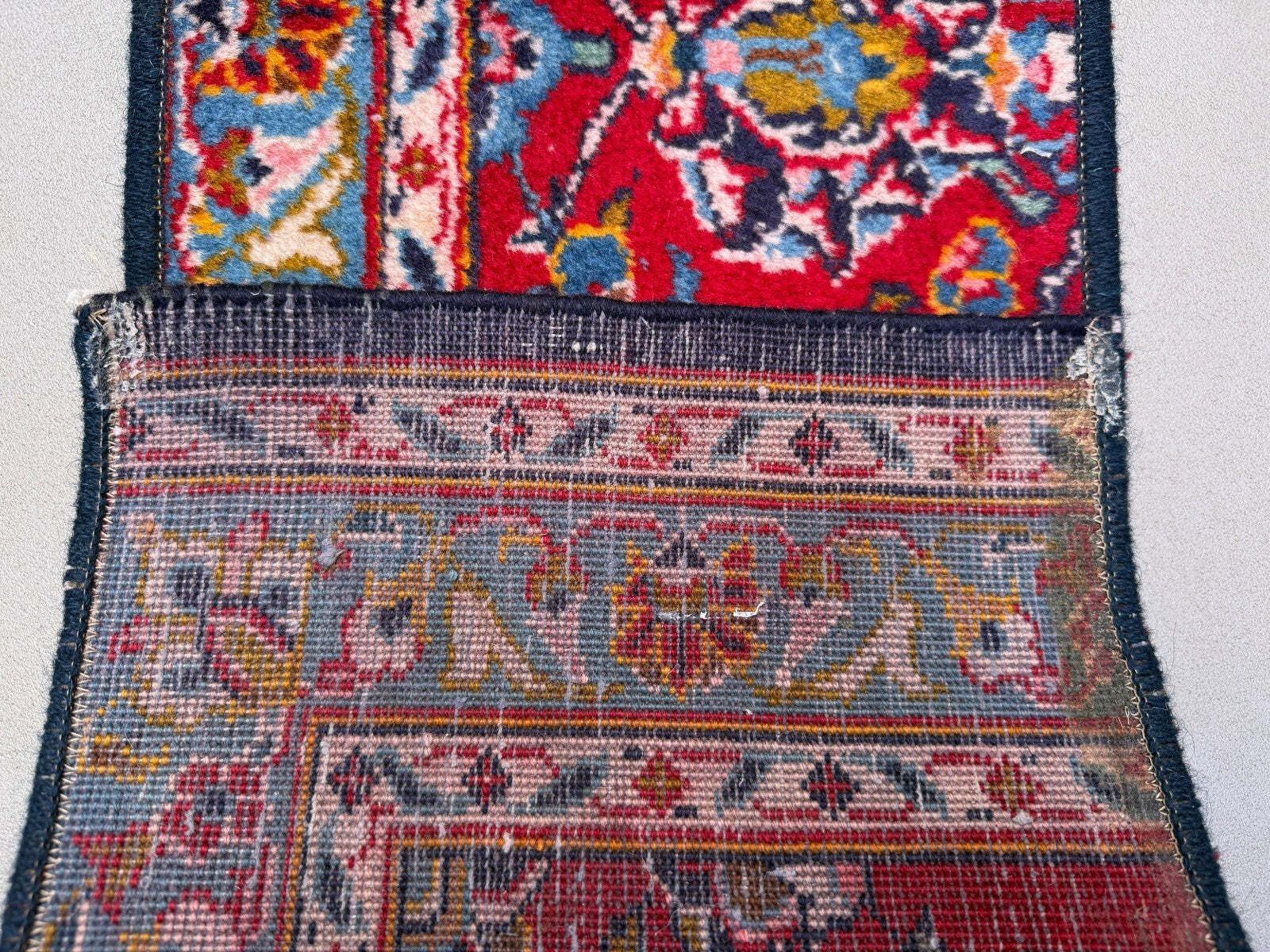 Textiles Tribal Narrow Runner 295x30 Cm Wool Vintage Hallway Rug, Red 2534 photo