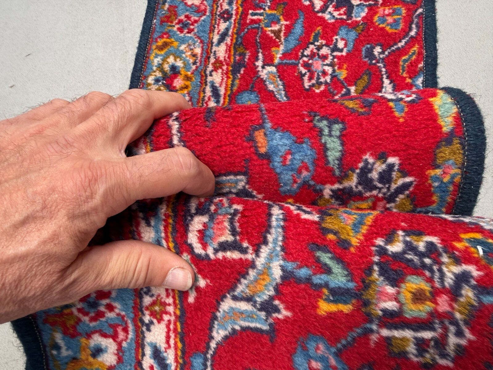 175.0 Tribal Narrow Runner 295x30 Cm Wool Vintage Hallway Rug, Red 2534 photo