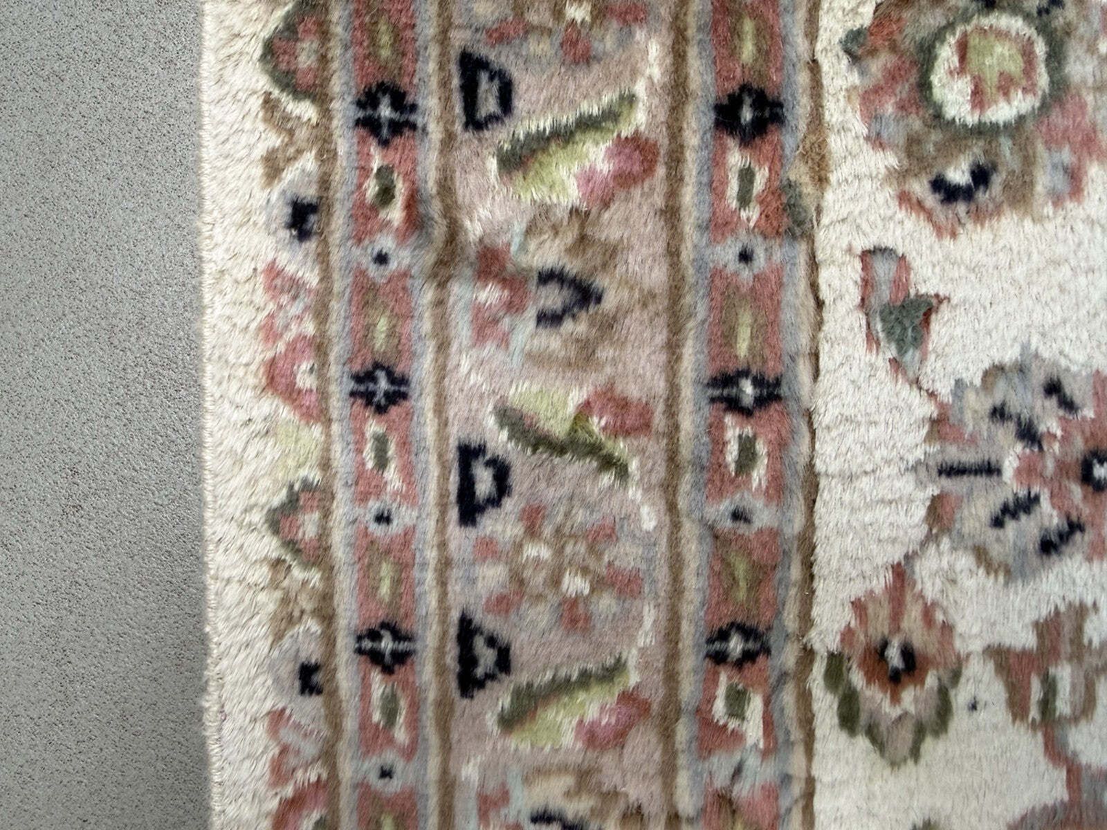 photo for sale Vintage Indian Runner 190x64 Cm Bokhara Wool/Silk Rug Tribal Handmade 2530