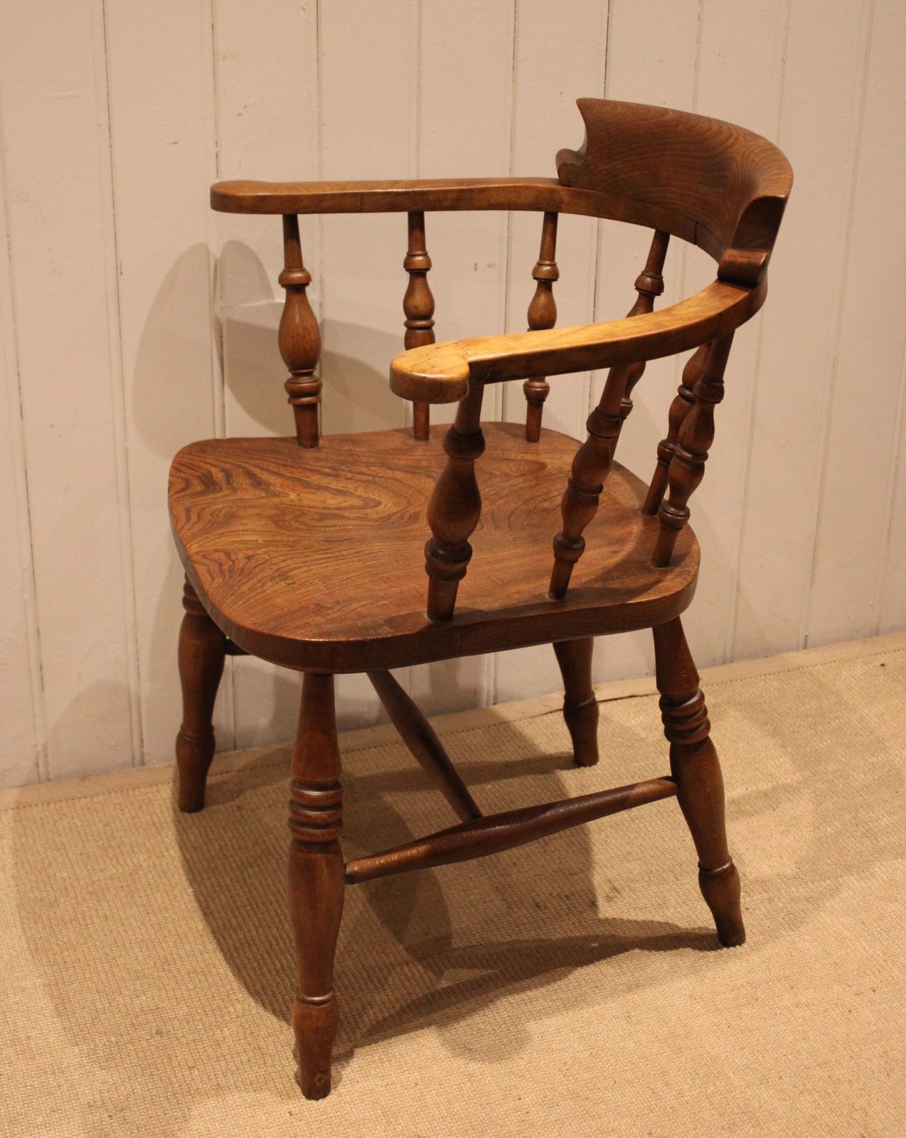 Late 19th Century Smokers Bow Armchair photo vintage