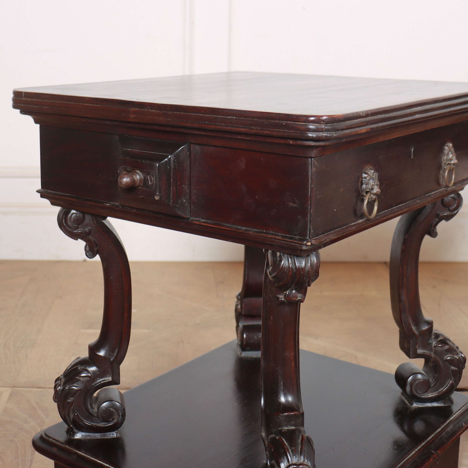 Pair Of Irish Bedside Tables, 1800s photo vintage