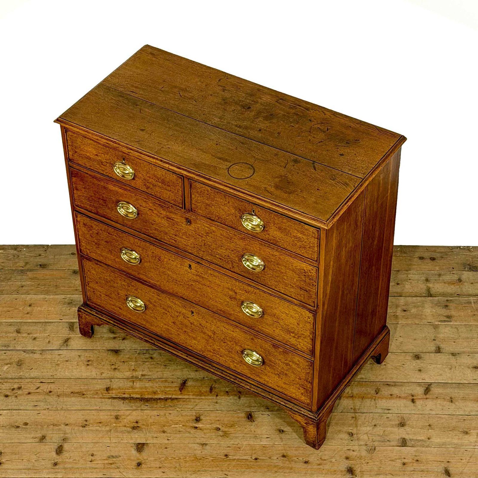 Antique Georgian Oak Chest Of Drawers | Antique Storage | Bedroom Drawers | Antique Chest Of Drawer (M 6830) photo Furniture