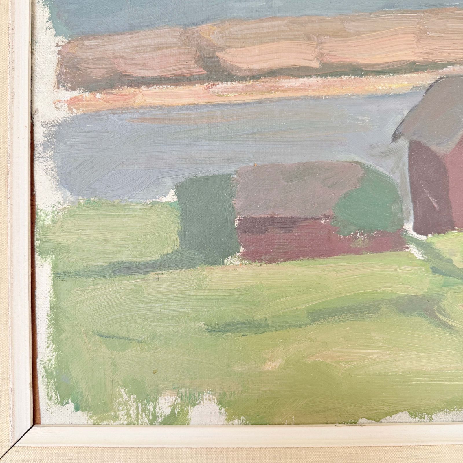 Pastoral Calm, Vintage Mid Century Swedish Oil Painting By Sture Ekengren photo Art