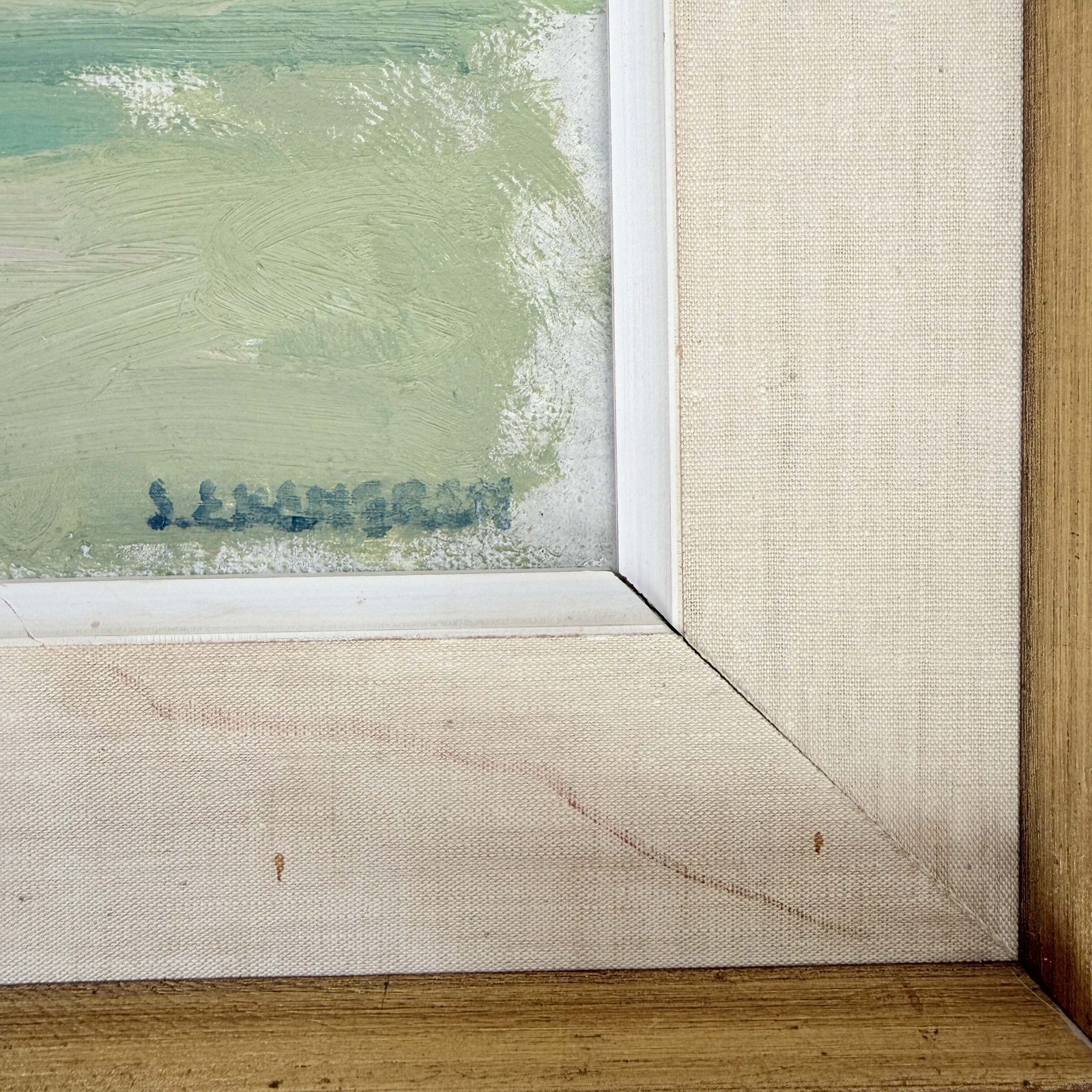 Pastorale Rust – Vintage Mid Century Zweeds Olieschilderij Van Sture Ekengren photo vinterior