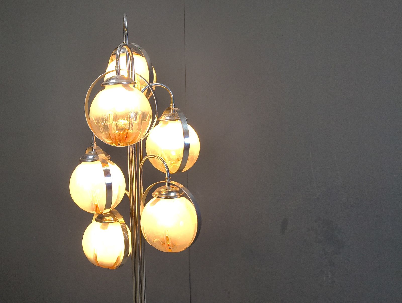 Vintage Murano Glass Floor Lamp By Mazzega, 1970s photo Lighting