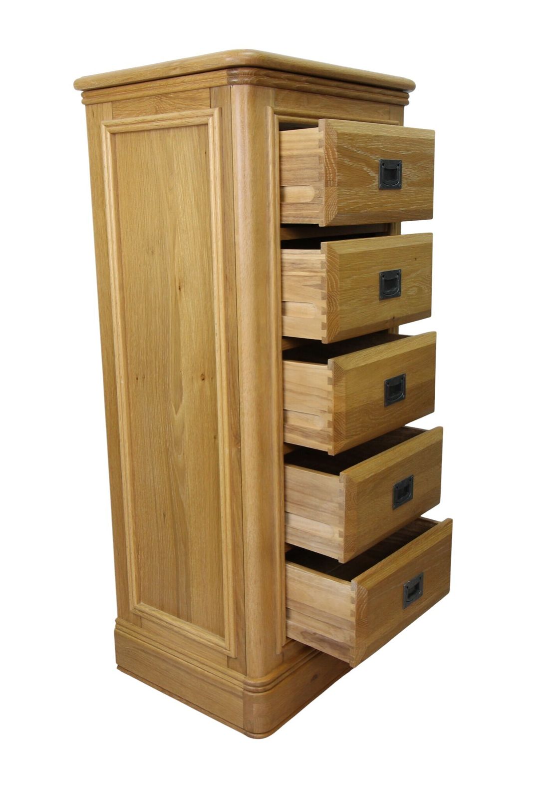 Oak Tallboy Chests Of Drawers, 21st Century photo vinterior