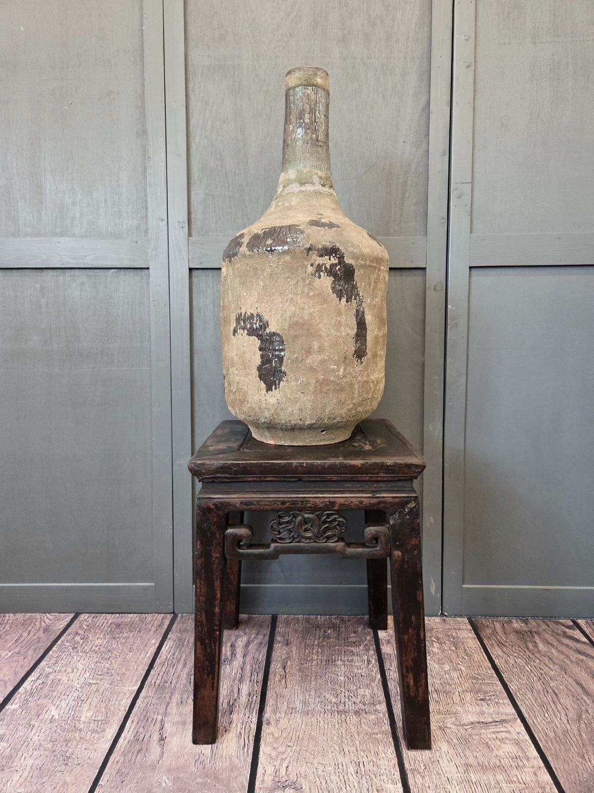 Large 19th Century Southern European Terracotta Storage Vessel photo for sale