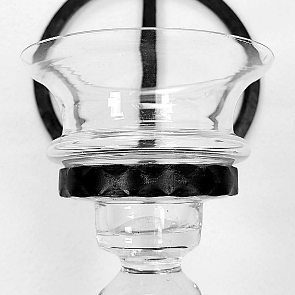 Wrought Iron And Glass Candle Lantern By Bertil Vallien For Boda   1960s photo Home Decor