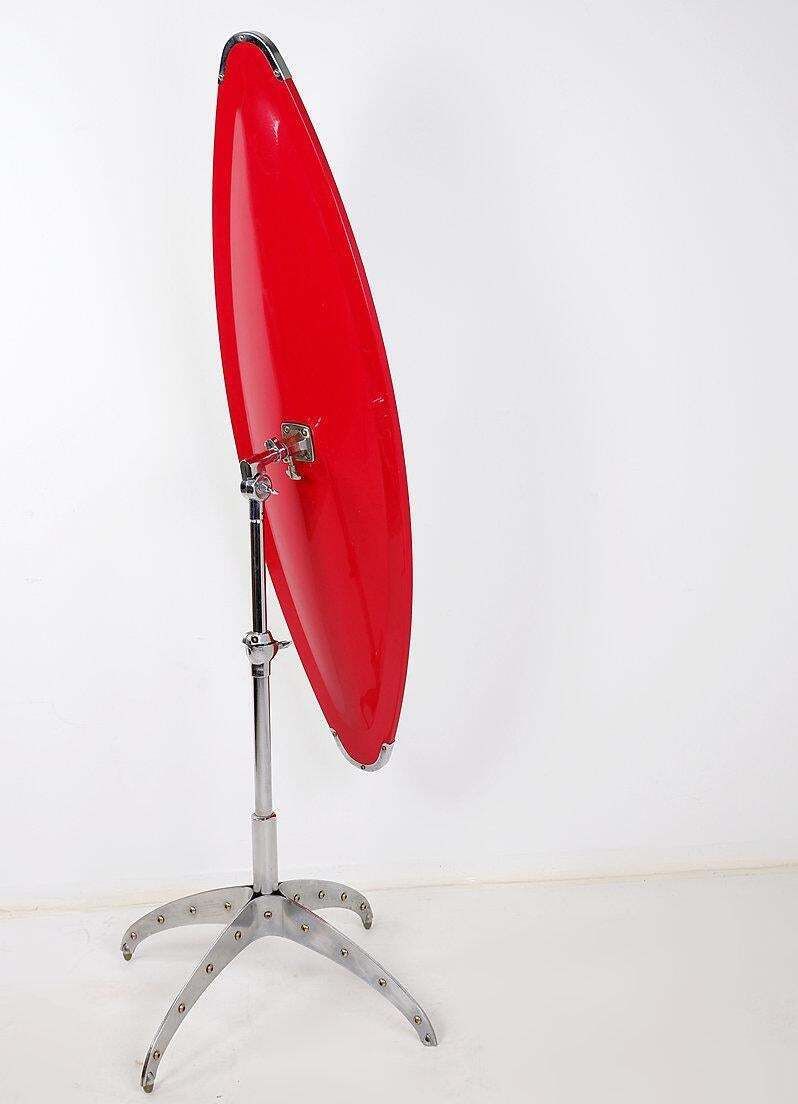 Yasuaki Sasamoto, "Dulton" Psyche Mirror , Li Qian Production, Circa 1970, Japan photo furniture