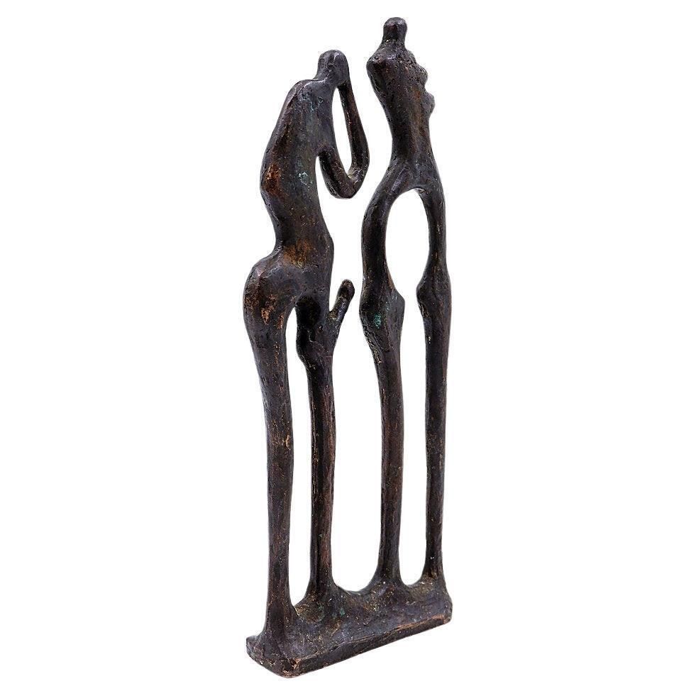Klausvan De Locht Bronze Sculpture, Brutalist Style, Germany, 1980s