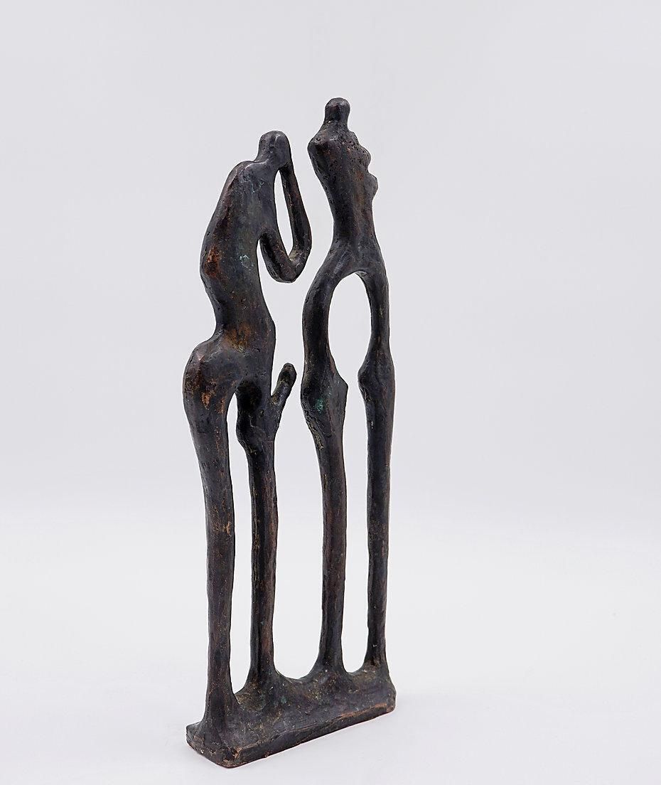 Klausvan De Locht Bronze Sculpture, Brutalist Style, Germany, 1980s photo Art