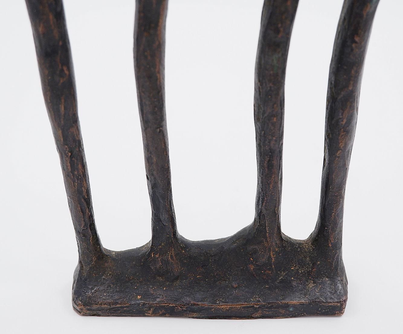 Klausvan De Locht Bronze Sculpture, Brutalist Style, Germany, 1980s photo vintage
