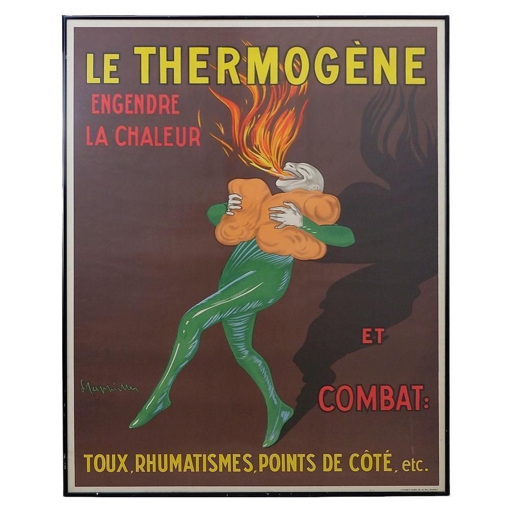 Leonetto Cappiello "Thermogene" Original Vintage Poster