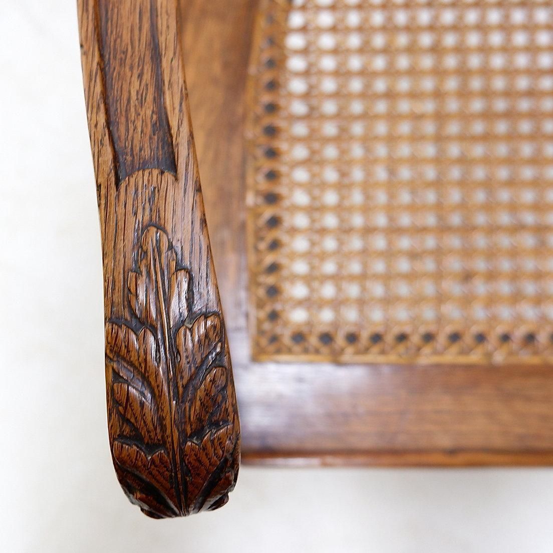 Neoclassical Style Bench Carved Lyres On The Seat Back   20th photo Furniture