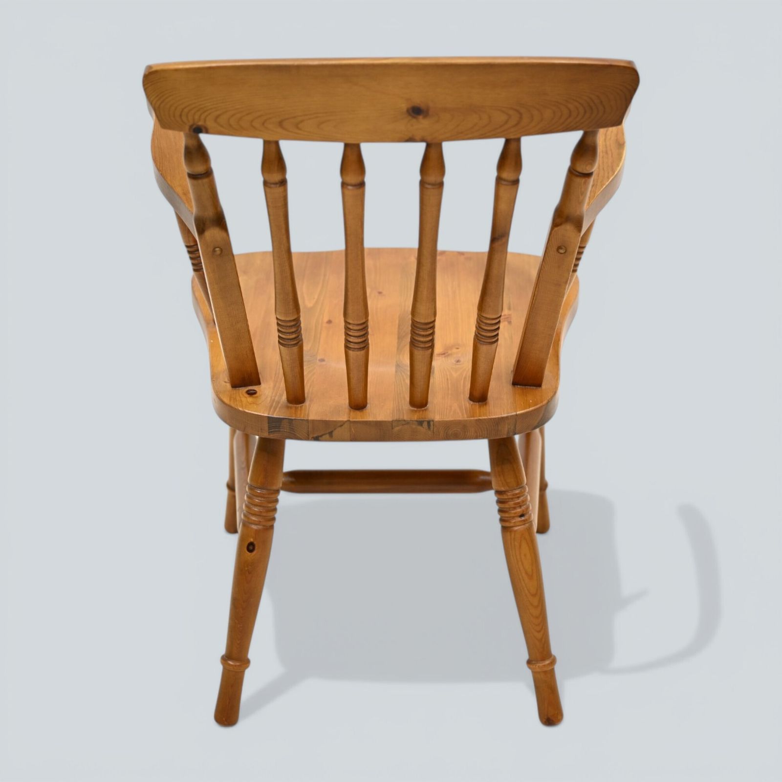 Pine Farmhouse Kitchen Chair Knotted Pine Vintage Country Style Free Uk Delivery photo vinterior