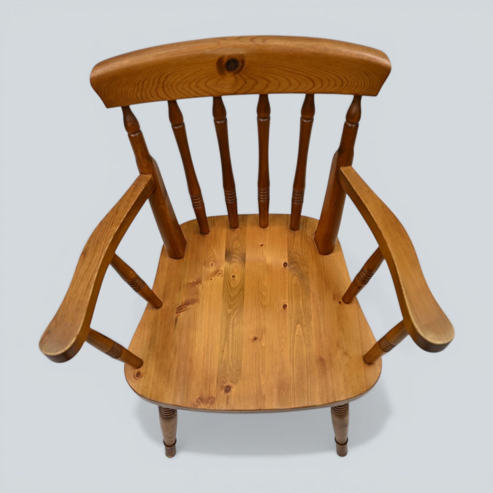 photo for sale Pine Farmhouse Kitchen Chair Knotted Pine Vintage Country Style Free Uk Delivery