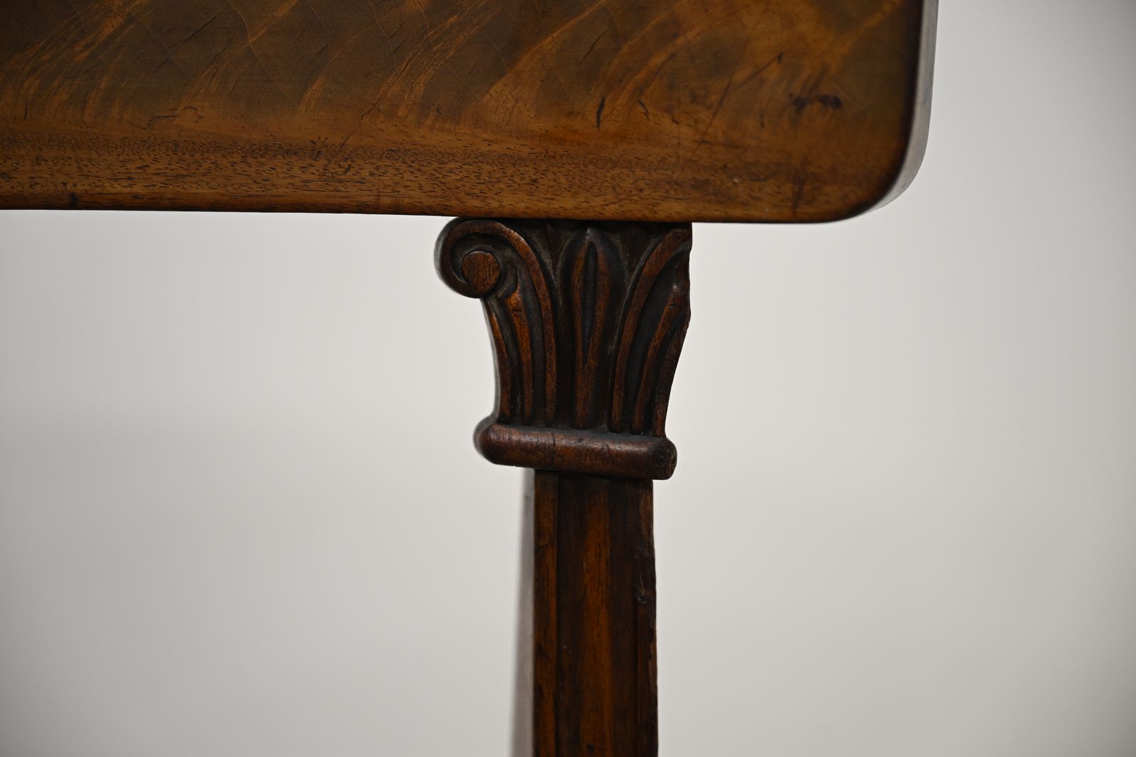 photo vintage Early Victorian Dining Chairs Mahogany Faux Leather Upholstery Free Uk Delivery