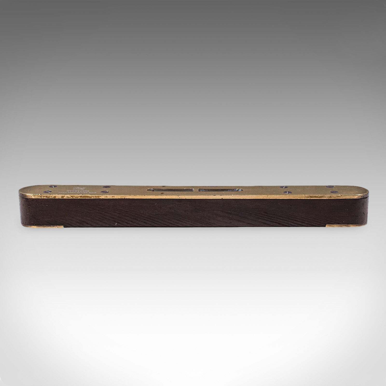 Antique Boat Builder's Spirit Level, English, Tradesman's Instrument, Edwardian photo furniture