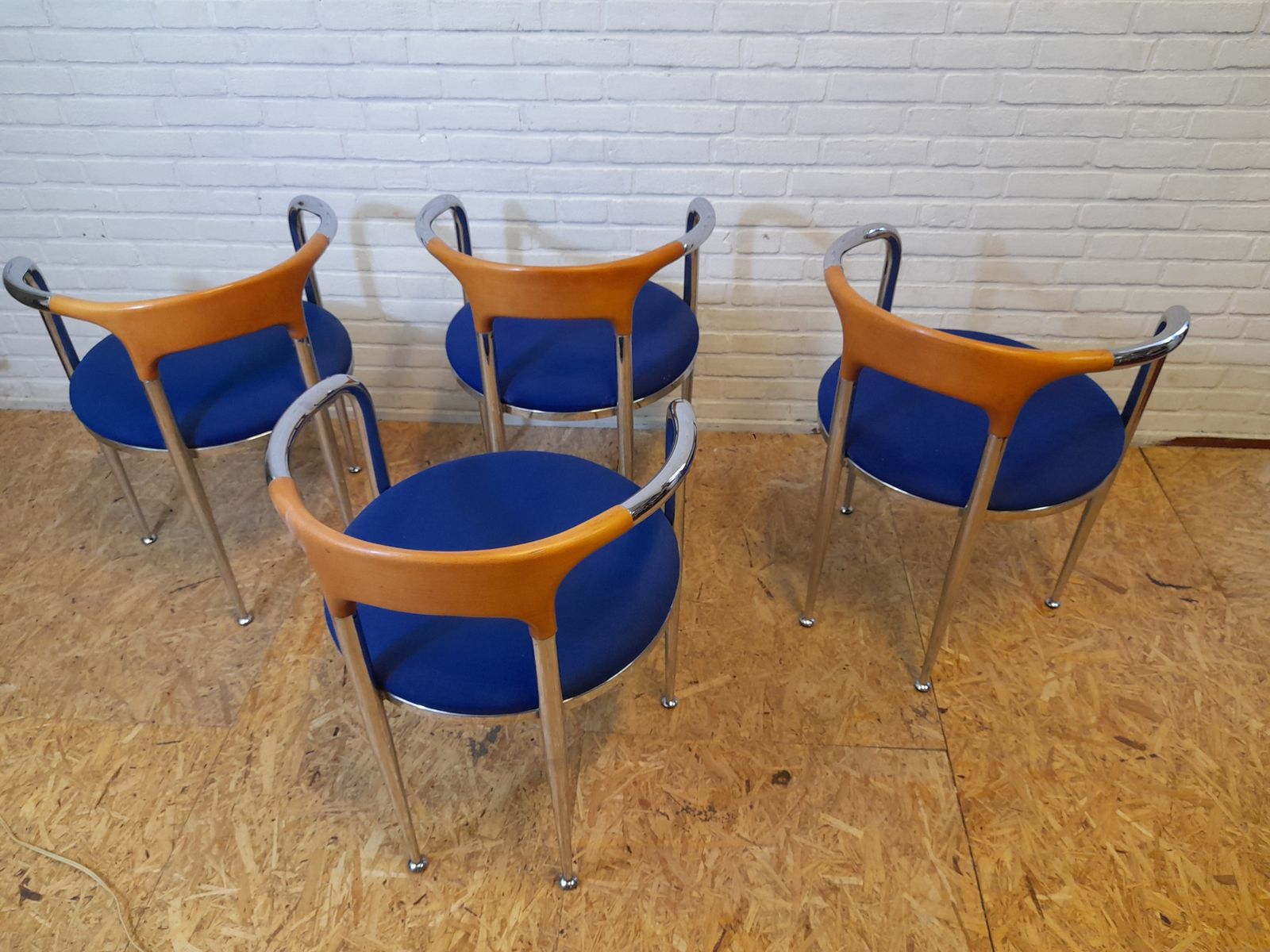 Set Of 4 Bolero Diner Chairs, 1990s photo furniture