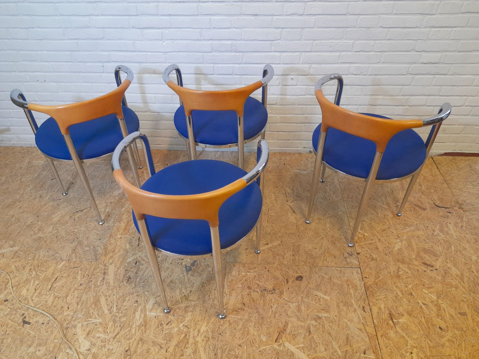 Set Of 4 Bolero Diner Chairs, 1990s photo for sale