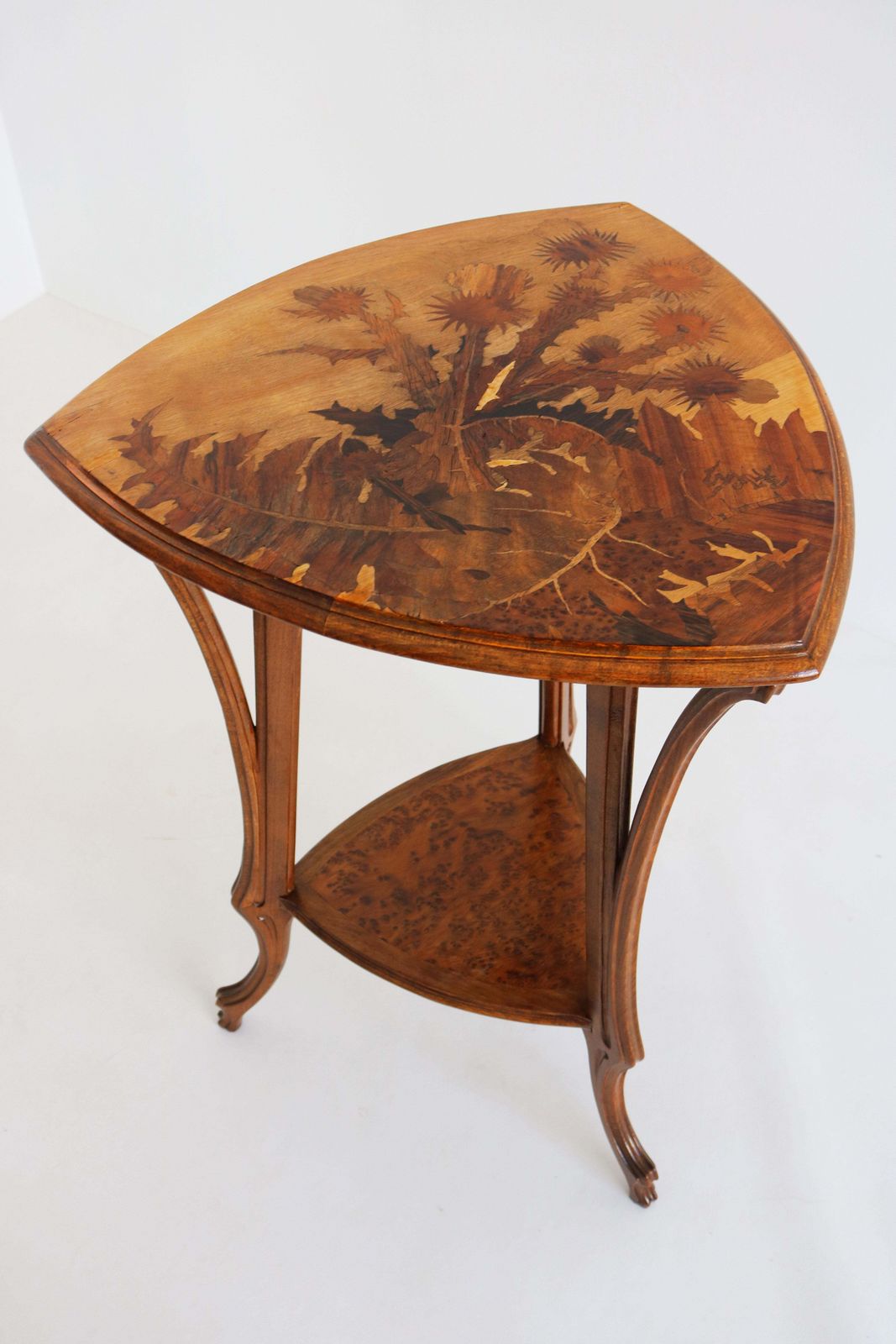 Guéridon d'époque Art Nouveau « Thistle », par Emile Galle, 1900 photo for sale