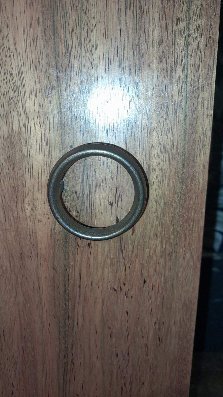 Stylish Mid Century 1 Door Bedside Cabinet With Original Handle. photo 195.0