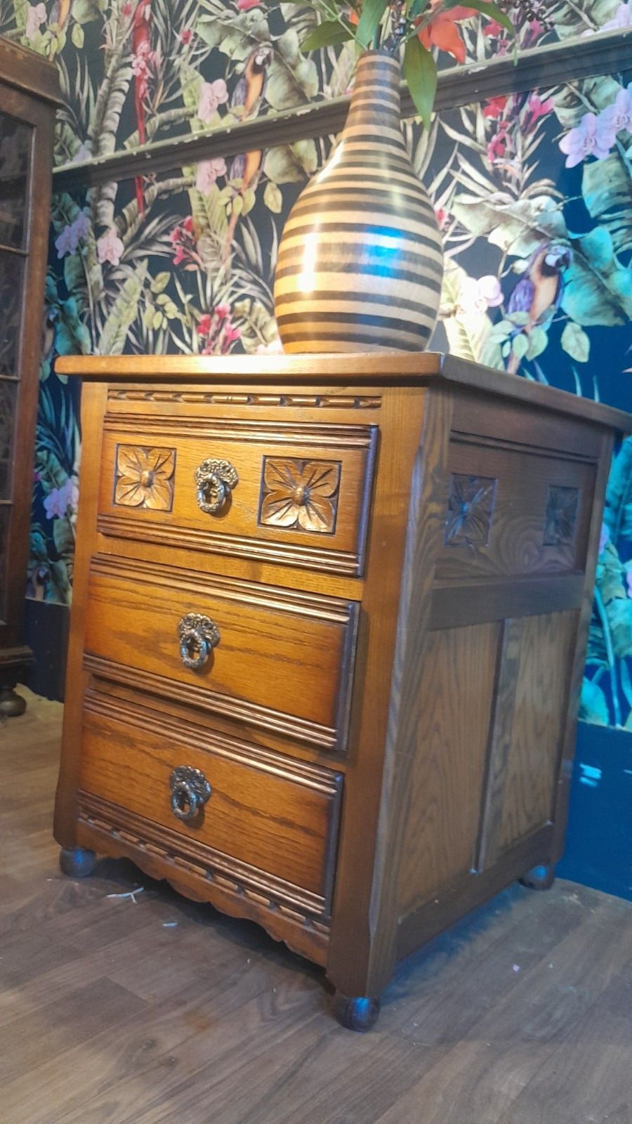 Old Charm 3 Drawer Chest Of Drawers/Lamp Table/Bedside Tables photo furniture