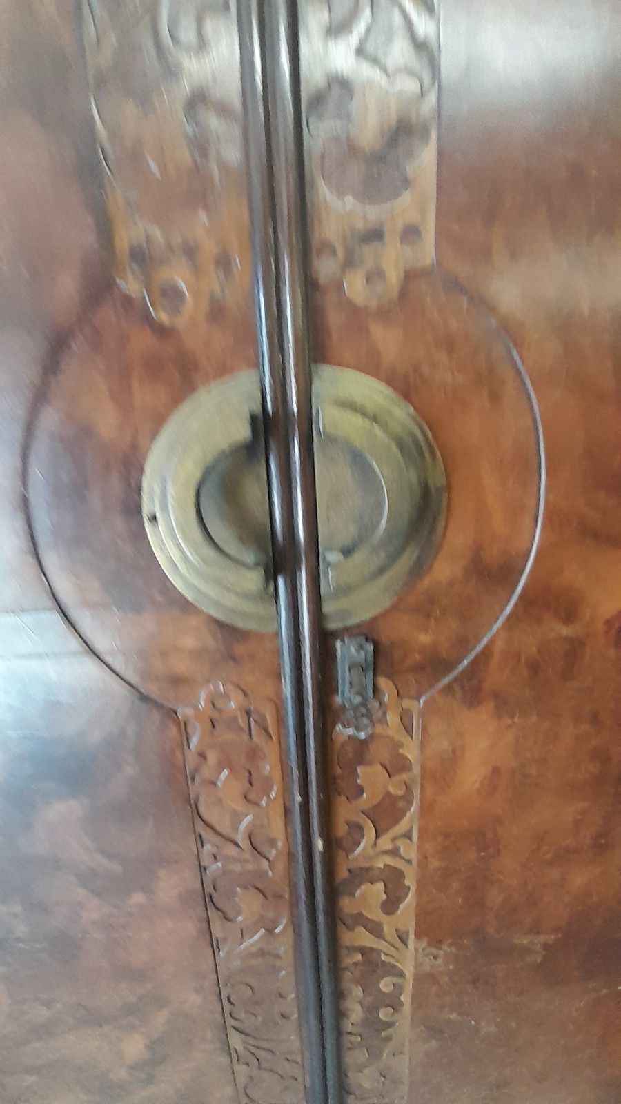 Art Deco Burr Walnut Art Deco 2 Door Wrdrobe photo for sale