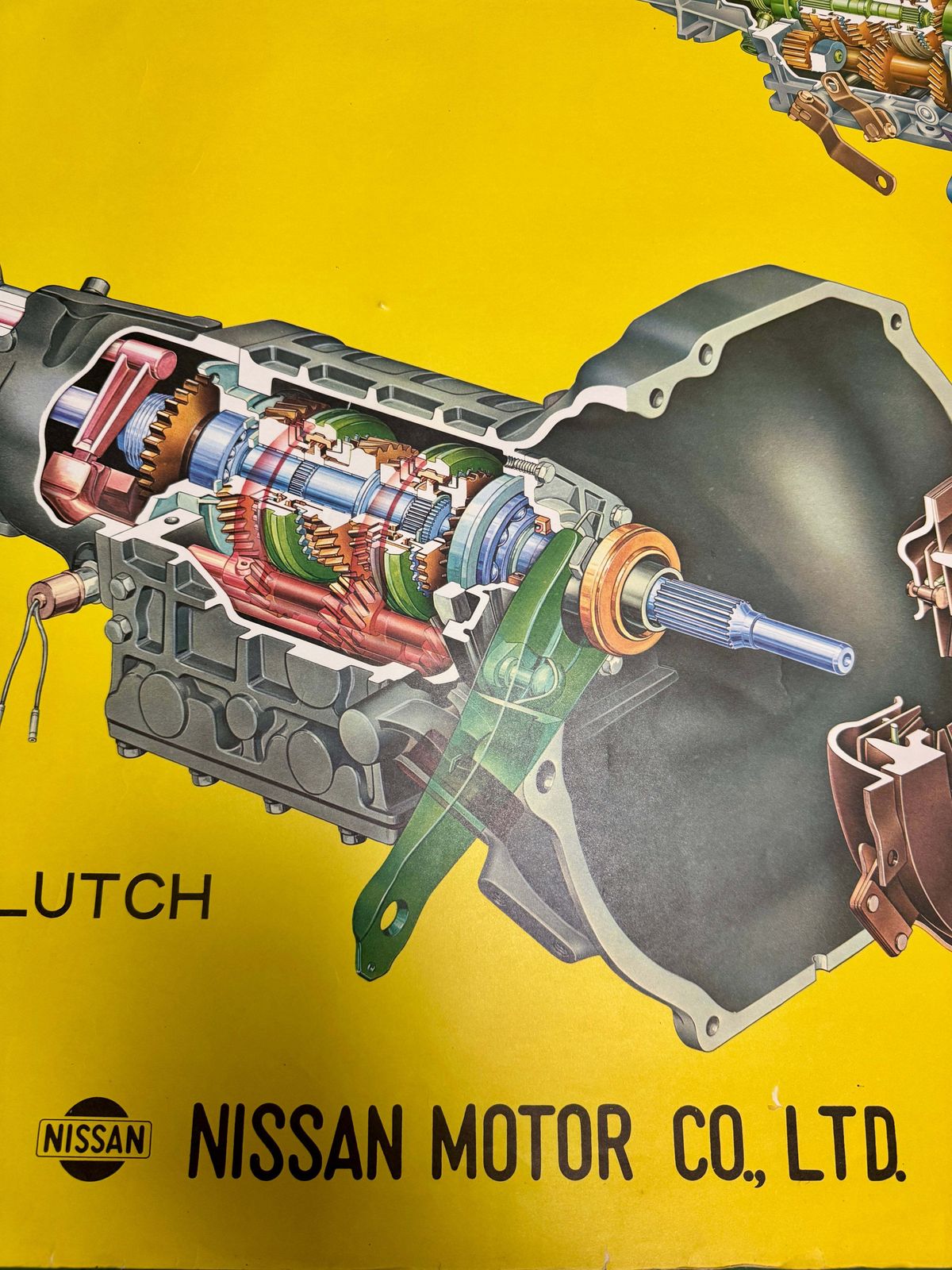 1960s Datsun 1800 Dealership Poster photo vinterior