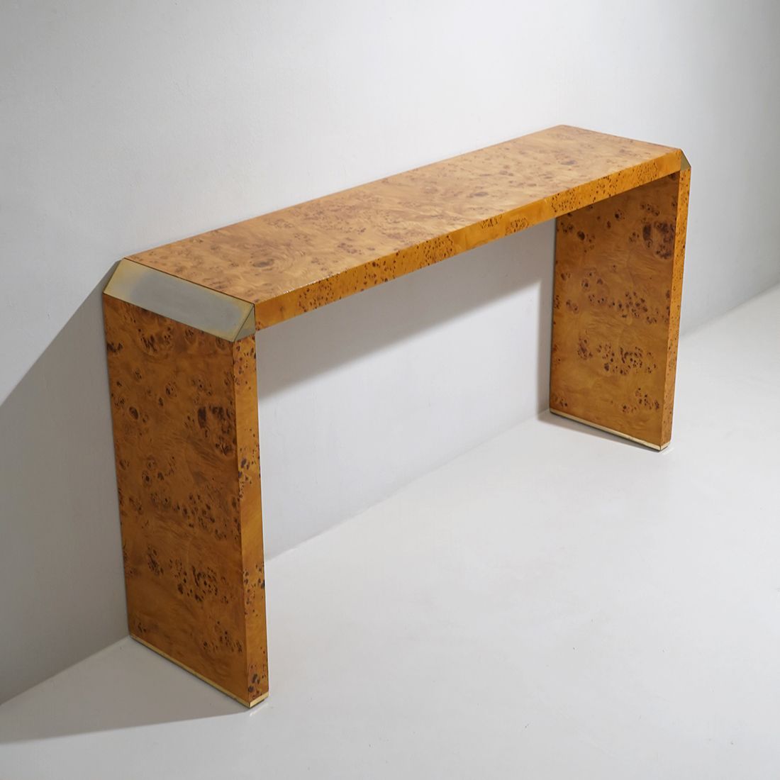 photo for sale Console In Briar Root By Mario Falcone For Fratelli Turri, 1970s