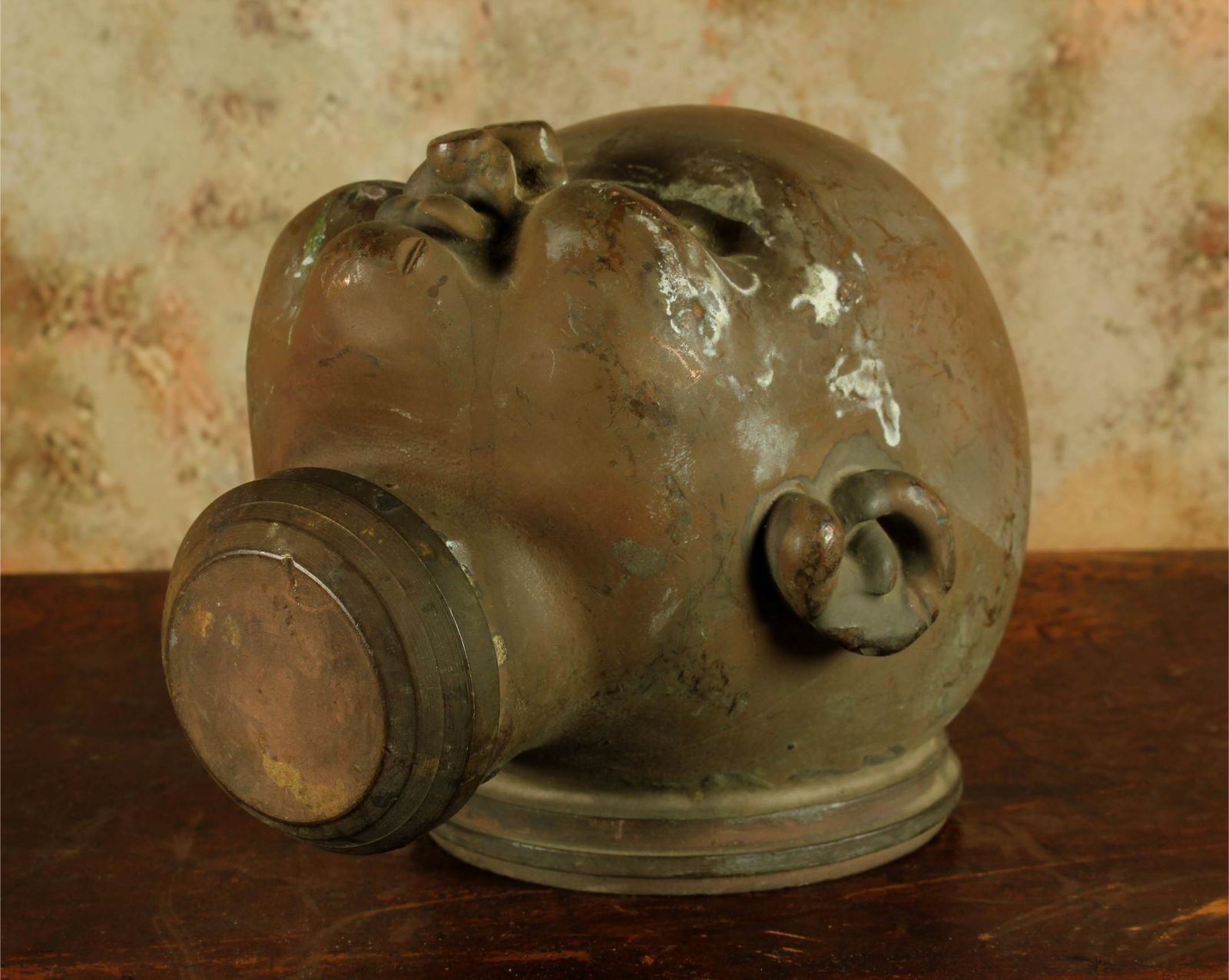 Vintage Doll Head Mould. Large French Copper Master Suzie. Bella Perpignon. photo buy