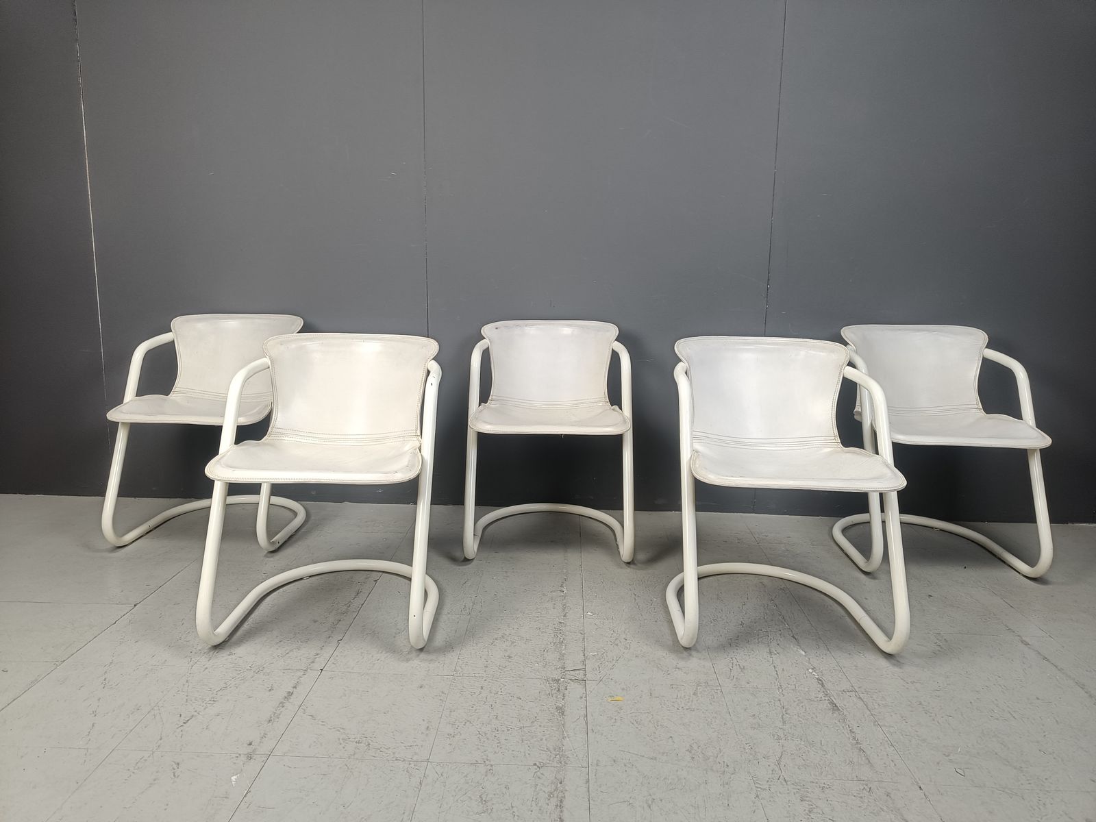 Vintage Dining Chairs By Metaform, Set Of 5   1970s