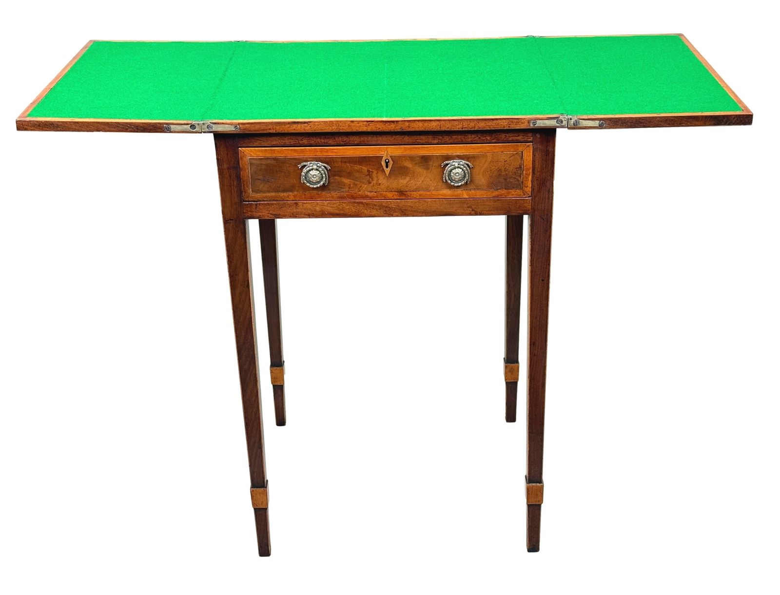 Table de jeu de patience georgienne en acajou, XVIIIe siècle (Angleterre, vers 1780) photo 3300.0