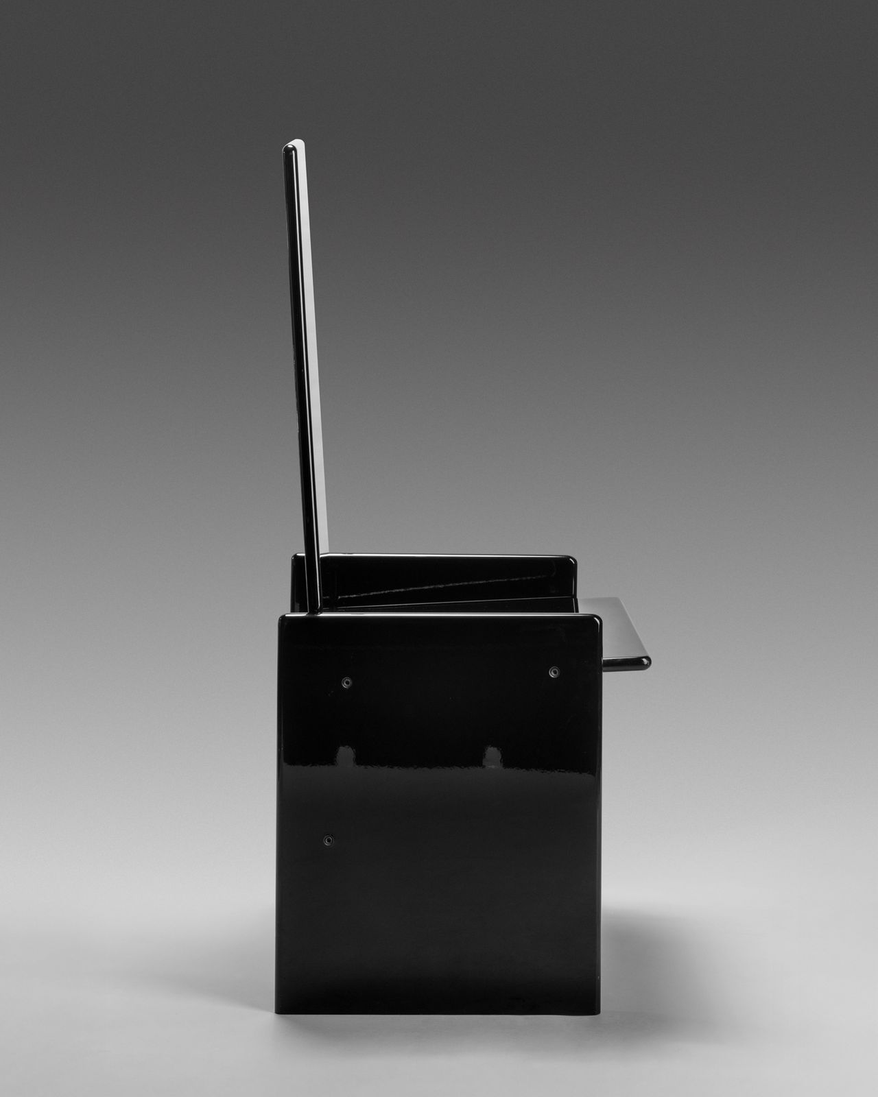 Kazuhide Takahama, ‘Kazuki’ Chair In Black Lacquered Wood For Gavina/Simon Bologna, 1970 photo furniture