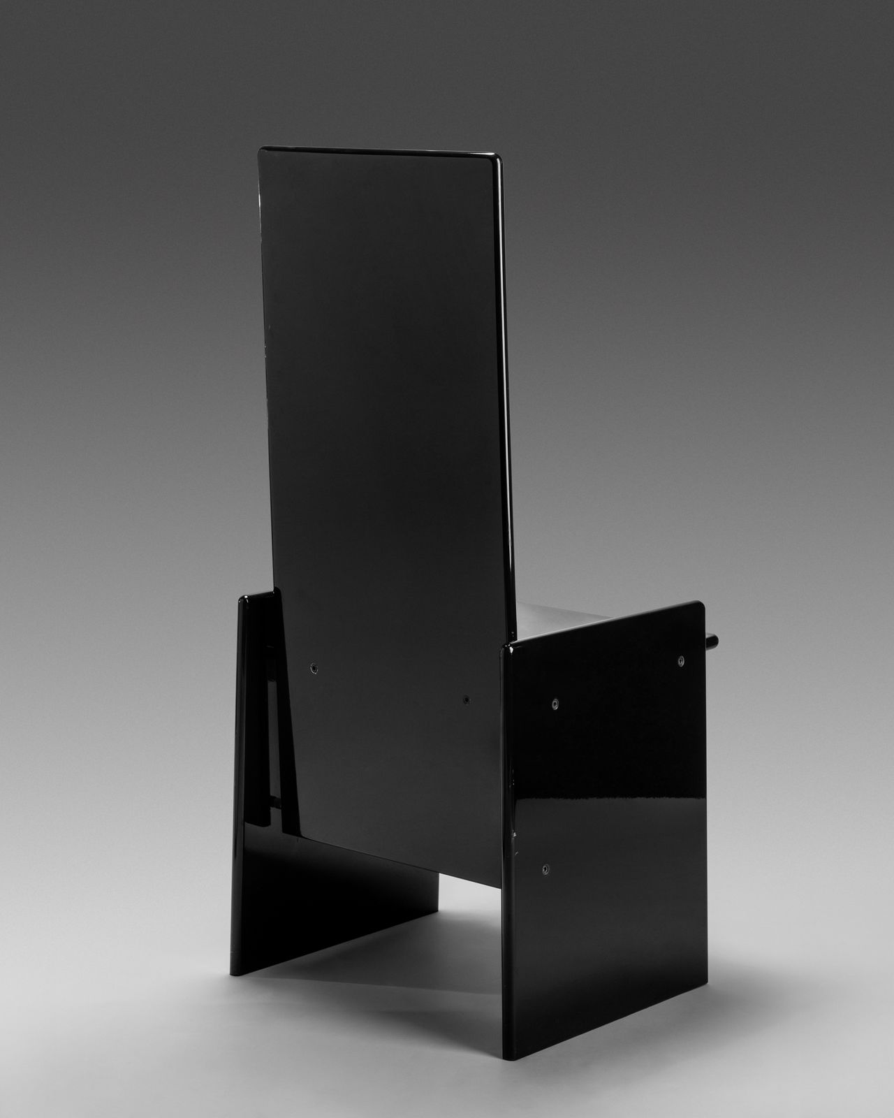 Kazuhide Takahama, ‘Kazuki’ Chair In Black Lacquered Wood For Gavina/Simon Bologna, 1970 photo for sale